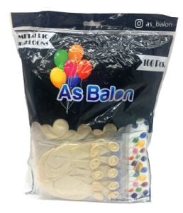 AS BALON SET ( 8-10PCS ) ( 12İNC ) BALON ( KARMA KOLİ )*100=K