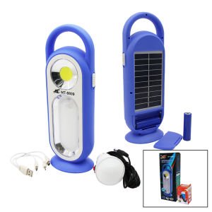 MULTI-FUNCTIONAL MT-8809B (3IN1) (SOLAR& USB ŞARJLI) FENER IŞILDAK & POWERBANK (LED & COB & SEYYAR AMPUL=2.5MT KABLO)*35