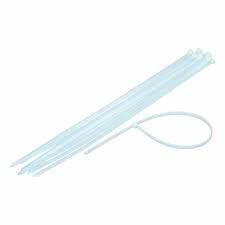 ELTAŞ ( BEYAZ ) ( 4.8X380MM ) PLASTİK CIRT KELEPÇE ( 100PC )*100