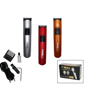 İBİCO K11-606 SAÇ SAKAL KESME TRAŞ MAKİNESİ ( AYARALI TARAK & KIRMIZI-TURUNCU-GRİ GÖVDE )*60