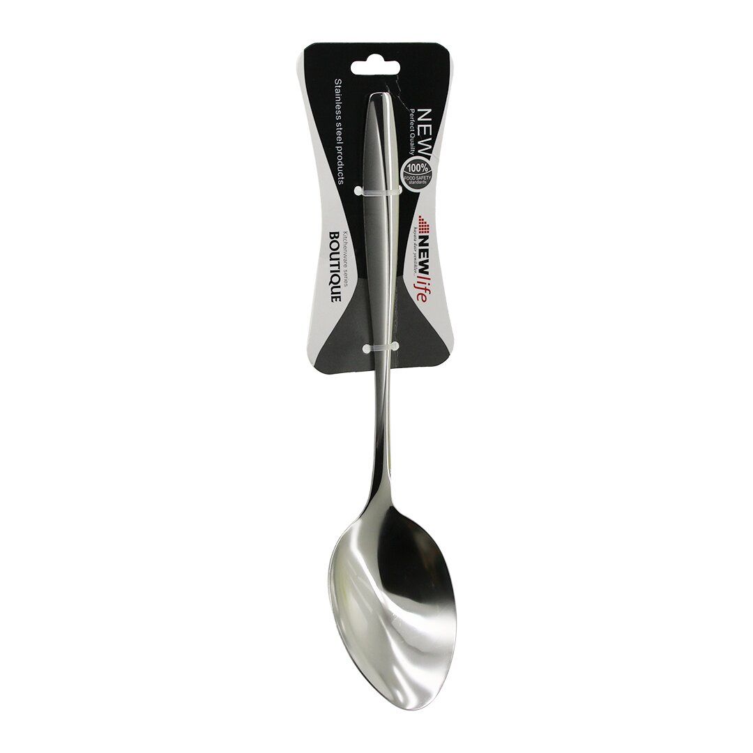 NEWLİFE BOUTIQUE CLKN-2326 ( ÇELİK METAL ) ( SERVİS KAŞIK ) ( 26CM )*12X12