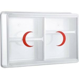 ÇELİK AYNA-158 PLASTİK ECZA DOLABI*8