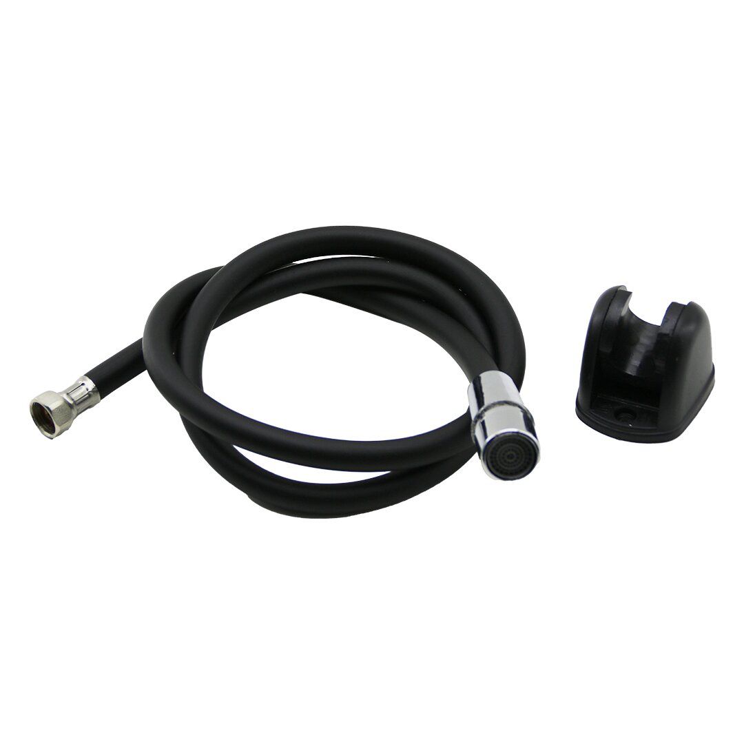 KRT-1030 ( SİYAH PLASTİK ) ( PERLATÖRLÜ ) ( TAHARATMATİK ) HORTUM ( 120CM )*100