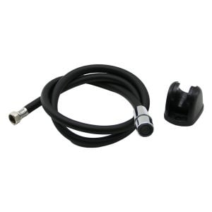 KRT-1030 ( SİYAH PLASTİK ) ( PERLATÖRLÜ ) ( TAHARATMATİK ) HORTUM ( 120CM )*100