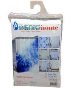 BANIO LÜX POLYESTER ( ÇİFT KANAT ) SU İTİCİ BANYO PERDESİ 90X200CM*30