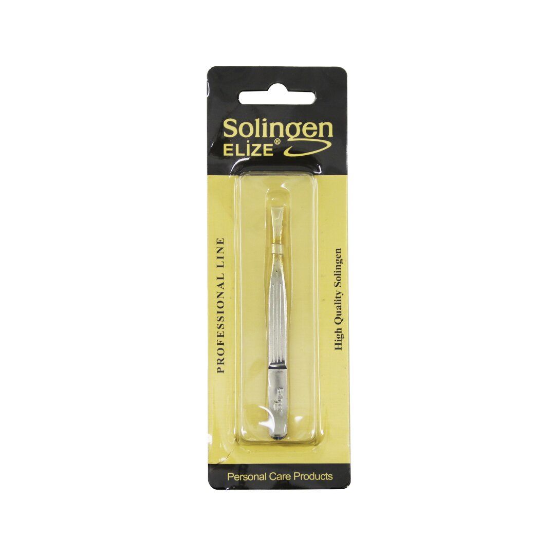 SOLİNGEN ELİZE SLG-379 ( DİK ÇİZGİLİ DESEN ) ( GÜMÜŞ ) CIMBIZ*12X50