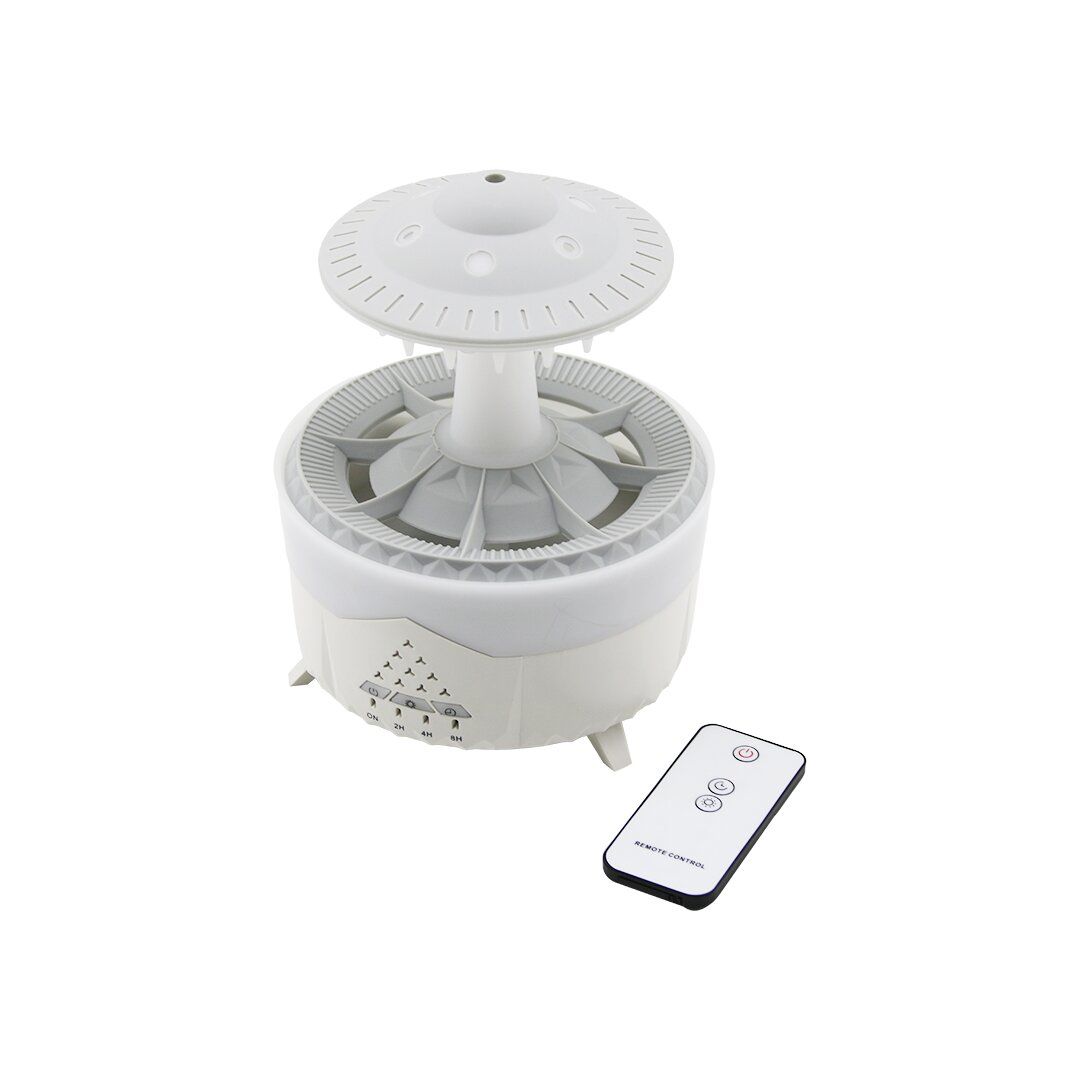 UFO RAINDROP DMR-8811 (V56) (YAĞMUR DAMLASI) HAVA NEMLENDİRİCİ (KUMANDALI& ZAMAN AYARLI & FİŞ ŞARJLI & IŞIKLI) (350ML)*30