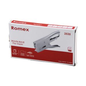 ROMEX KOD-2535 (PENSE MODEL) ÇELİK ZIMBA MAKİNESİ (24 /6-8 & 26 /6-8 ) (56MM) (100-150PCS TEL HAZNE) (2-45 SAYFA= 80GR)*84