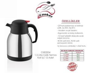 COOKER CKR-2004 ( 1.5LT ) ÇELİK TERMOS*12