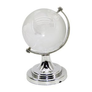 HKN-16-218 DEKORATİF ( KÜÇÜK ) ŞEFFAF DÜNYA TOPU & AYAKLI*120