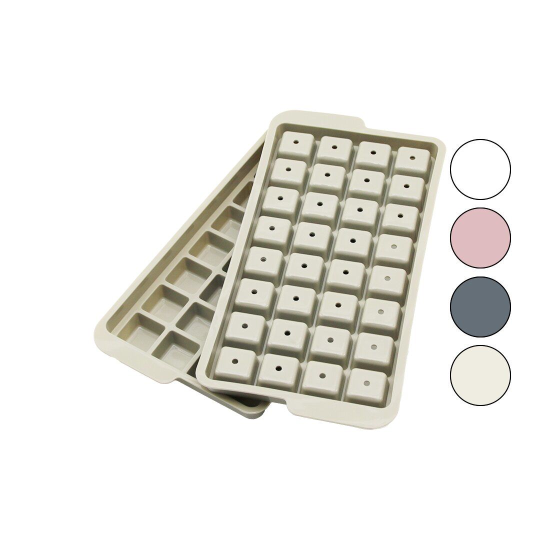 PLASTLİFE KP-162 ( KARE ŞEKİL ) ( 32Lİ ) BUZLUK ( RENKLİ PLASTİK )*54