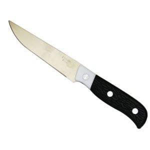 ARSHIA-475 ( 6'' & BÜYÜK BOY ) ( KEMİK SIRTLI & SİYAH BEYAZ SAPLI ) SEBZE & EKMEK BIÇAK (BRKT-583126)*12X40