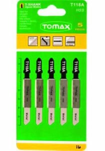 TOMAX T118A METAL 5PCS DEKOBAJ BIÇAK DEKUPAJ*200