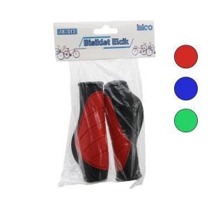İBİCO İ18-013 ( 2PCS SET ) ( RENKLİ & SİLİKON ) BİSİKLET ELCİK*100