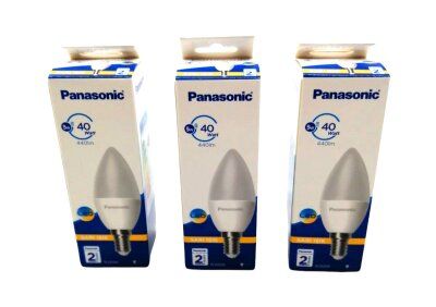 PANASONİC ( SARI ) ( 4.9W & E14 ) WARM WHİTE LED MUM AMPUL*20X5