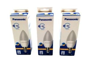 PANASONİC ( 2700K ) ( SARI ) ( 4.9W & E14 ) WARM WHİTE LED MUM AMPUL*20X5