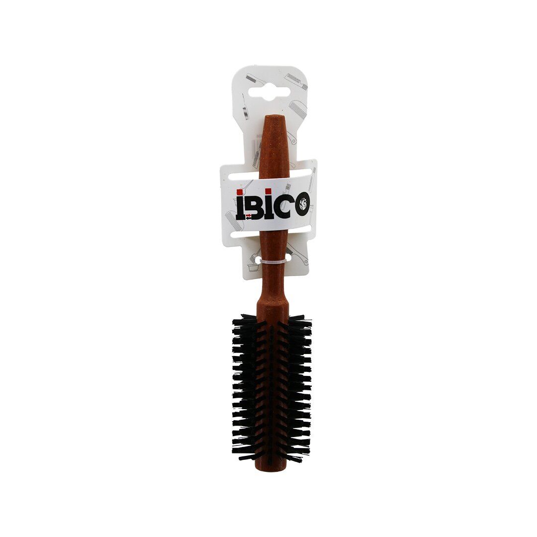 İBİCO İ15-036 ( KILLI ) SAÇ & FÖN FIRÇASI & TARAK ( AHŞAP SAPLI ) ( PVC KARTELA ASKILIK )*12X60