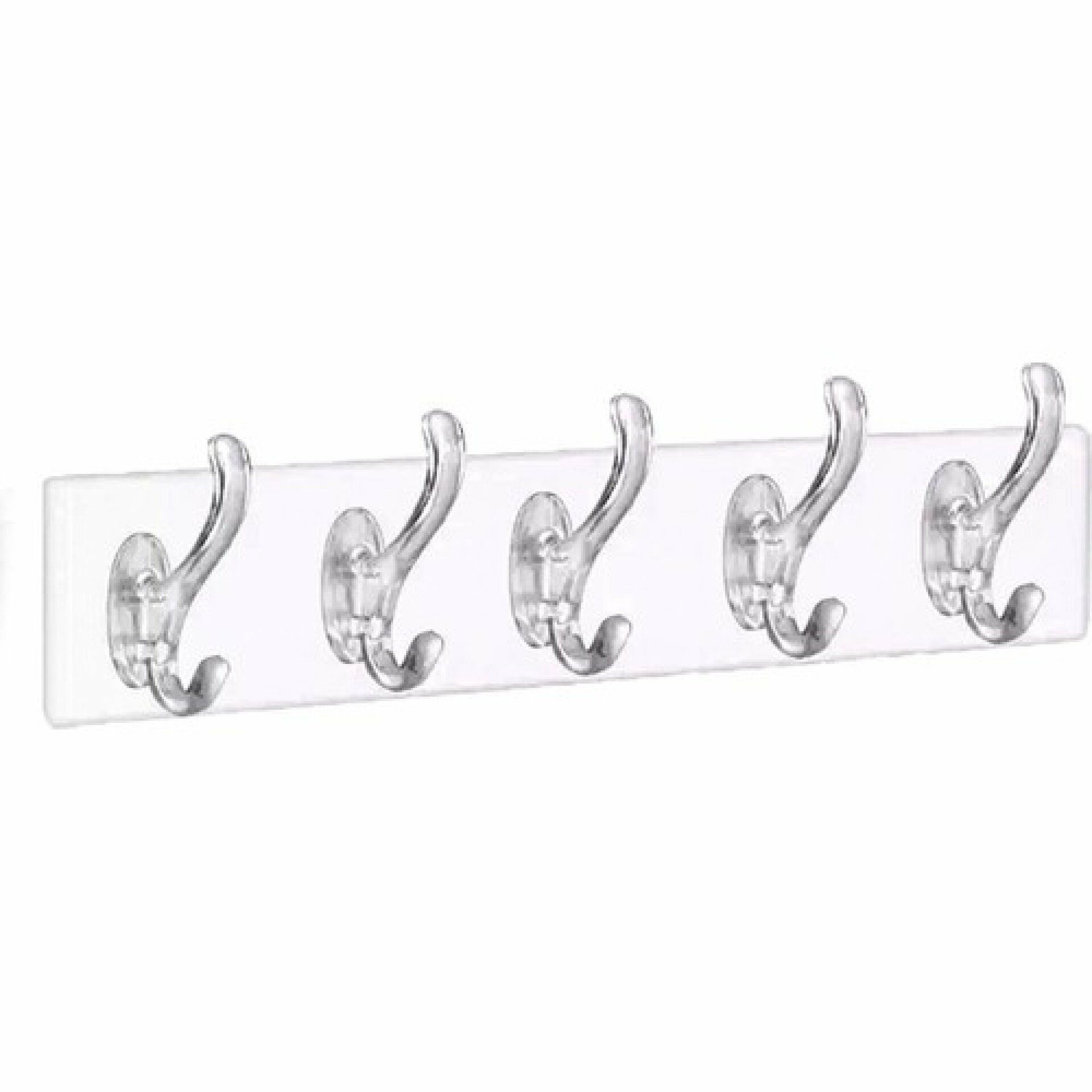BAYSA-136 ( 5 KOLLU ) MİKA KRİSTAL PLASTİK ( ŞEFFAF ASKI ) ( ŞEFFAF PVC YAPIŞKANLI MONTAJ  )*30X10