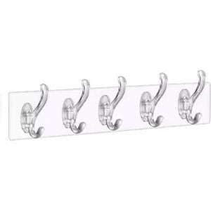 BAYSA-136 ( 5 KOLLU ) MİKA KRİSTAL PLASTİK ( ŞEFFAF ASKI ) ( ŞEFFAF PVC YAPIŞKANLI MONTAJ  )*30X10