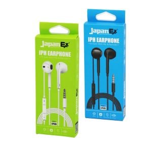 JAPANEX ( IPH6 ) ( KULAK İÇİ ) ( MİKROFONLU ) STEREO KULAKLIK ( KABLOLU= 1.2MT ) ( AUX GİRİŞ )*400