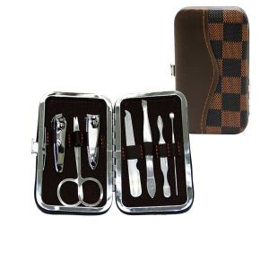 MUJGAN MJGN-124R ( 7PCS ) MANİKÜR & PEDİKÜR SETİ ÇANTA ( MİNİ CEP BOY & CÜZDAN MODELİ )*240