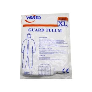 VENTO ( XL ) GUARD ( KORUYUCU ) TULUM ( BEYAZ & HAFİF & NON-WOVEN KUMAŞ ) ( BOY: 179-187CM & GÖĞÜS: 108-115CM)*50