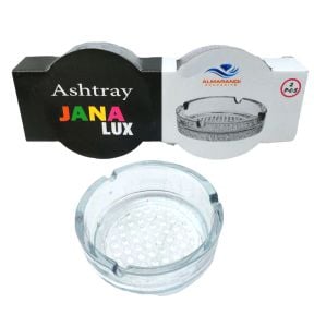 ALMARANDI ASHTRAY JANA-601 ( 2PCS ) LUX YUVARLAK CAM KÜLLÜK*24