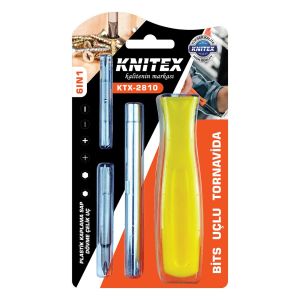 KNITEX KTX-2810 ( 6IN1 & ÇIKAR TAK ) BİTS UÇLU TORNAVİDA*80