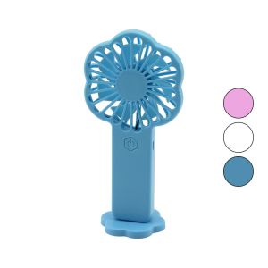 PLUM BLOSSOM NWL T-20 FAN-200 (USB ŞARJ) MİNİ (EL FANI) (3KADEME HIZ) (AYAKLI & IŞIKLI)(FAN:8CM& AYAK:9CM) (R.POWER:2.5W)*150