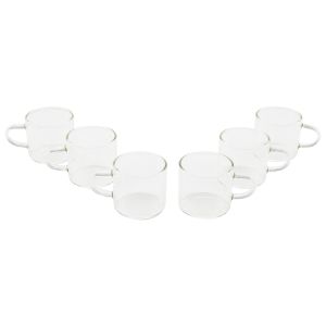 YAKUT-8691 ( 6PCS X 90ML ) CAM KUPLU BARDAK ( TERMİSİL & ISIYA DAYANIKLI ) (BOROSİLİKAT)*20