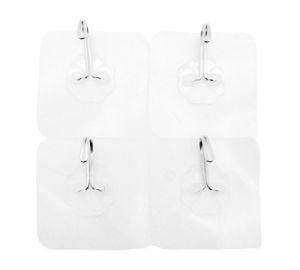 NEWLİFE CLKN-1778 ( TEKLİ METAL ) ( ŞEFFAF PVC & ÇİÇEKLİ ) ( YAPIŞKANLI ASKI )*100X50