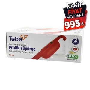 TEBA PRATİK TPS-1400 ( DİK ) ELEKTRİKLİ PRATİK SÜPÜRGE ( 500W )*2=K