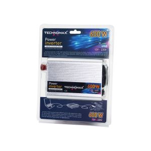 TECHNOMAX TM-9201 POWER İNVERTER (GÜÇ ÇEVİRİCİ) (600W) (12V-220V) (DC-DOĞRU AKIMI--AC-ALTERNATİF AKIMA ÇEVİRİR)*20