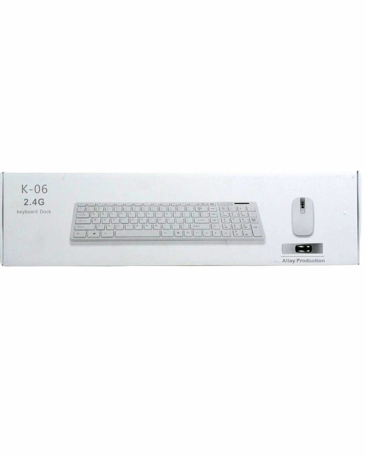 PLATOON PL-374 K-06 BEYAZ DOCK WIRELESS KABLOSUZ KLAVYE MOUSE SET*30