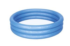 BESTWAY-51024 ( 3 HALKA ) ( 101 LT ) YUVARLAK ÇOCUK ŞİŞME HAVUZ ( 1.02X25CM ) ( 2+YAŞ )*12=K