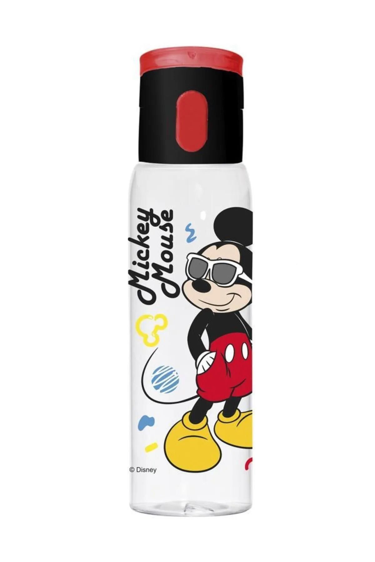 500 CC LİSANSLI DÜĞMELİ TÜP MATARA-GÖZLÜKLÜ MİCKEY MOUSE *24