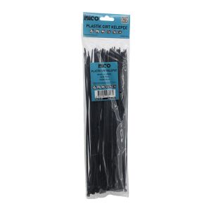 İBİCO İ13-017 ( SİYAH ) ( 3.6X300MM ) PLASTİK CIRT KELEPÇE ( 100PCS )*200