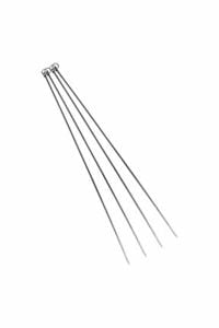 İBİCO C-400 ( CİĞER & DOMATES ) ( İNCE KARE BURGULU ) ( 50CM ) METAL MANGAL ŞİŞİ *100X5