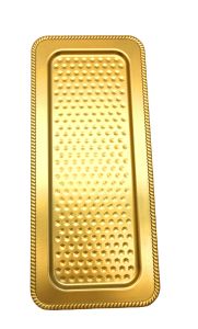 MENNUR MNR-102-A ( BATON ) ( GOLD ) SUNUM TEPSİ PLASTİK*48