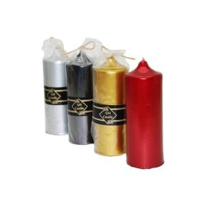 GÜL CANDLE ( 5X14 & BÜYÜK ) ( YALDIZLI ) TAKOZ MUM*40=K