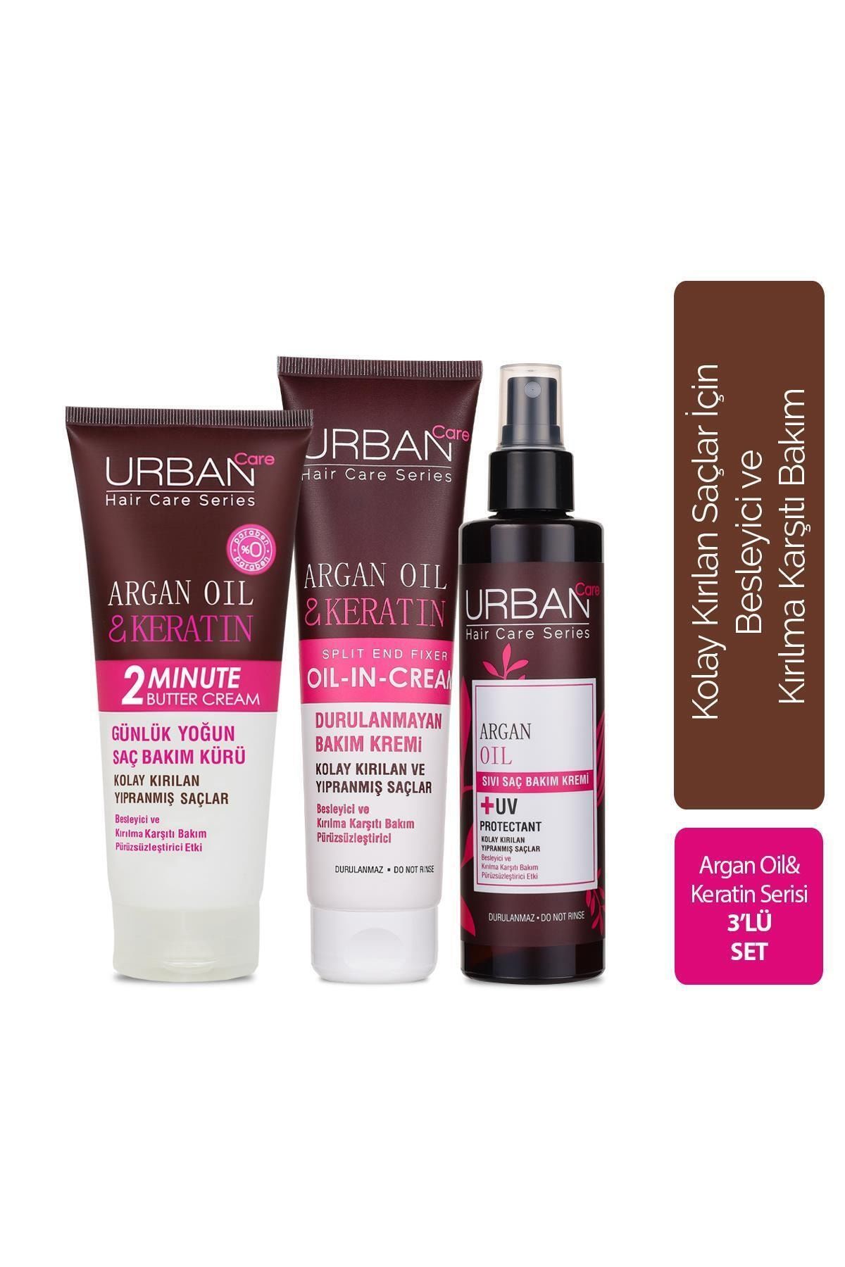 Argan Oil & Keratin Serisi 3'lü Set