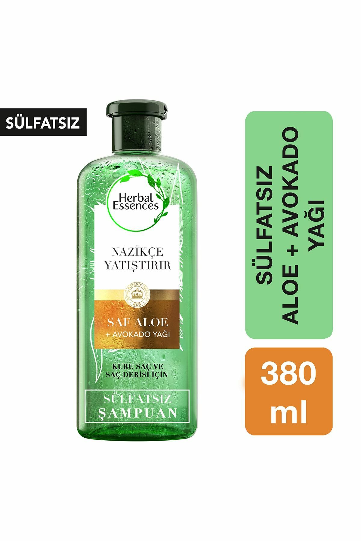 Sülfatsız Aloe Ve Avokado Şampuan 380 Ml