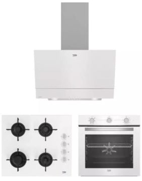 Beko Harmoni Beyaz Ankastre Set (BDE 6050 HB + BFC 220 HB + BOCD T 6011 EHB)