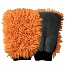 Nasıol Çift TaraflıYumuşak Peluş Araç Yıkama Eldiveni