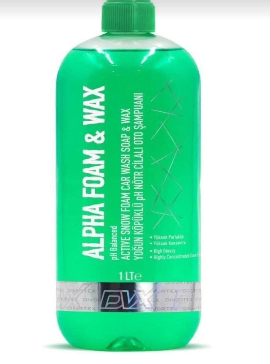 DVX ALPHA FOAM PH NÖTR CİLALI OTO ŞAMPUANI 1 L
