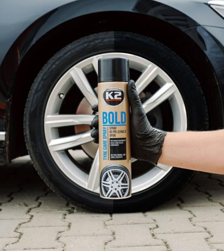 K2 BOLD 600 ML Lastik parlatıcı ve koruyucu sprey