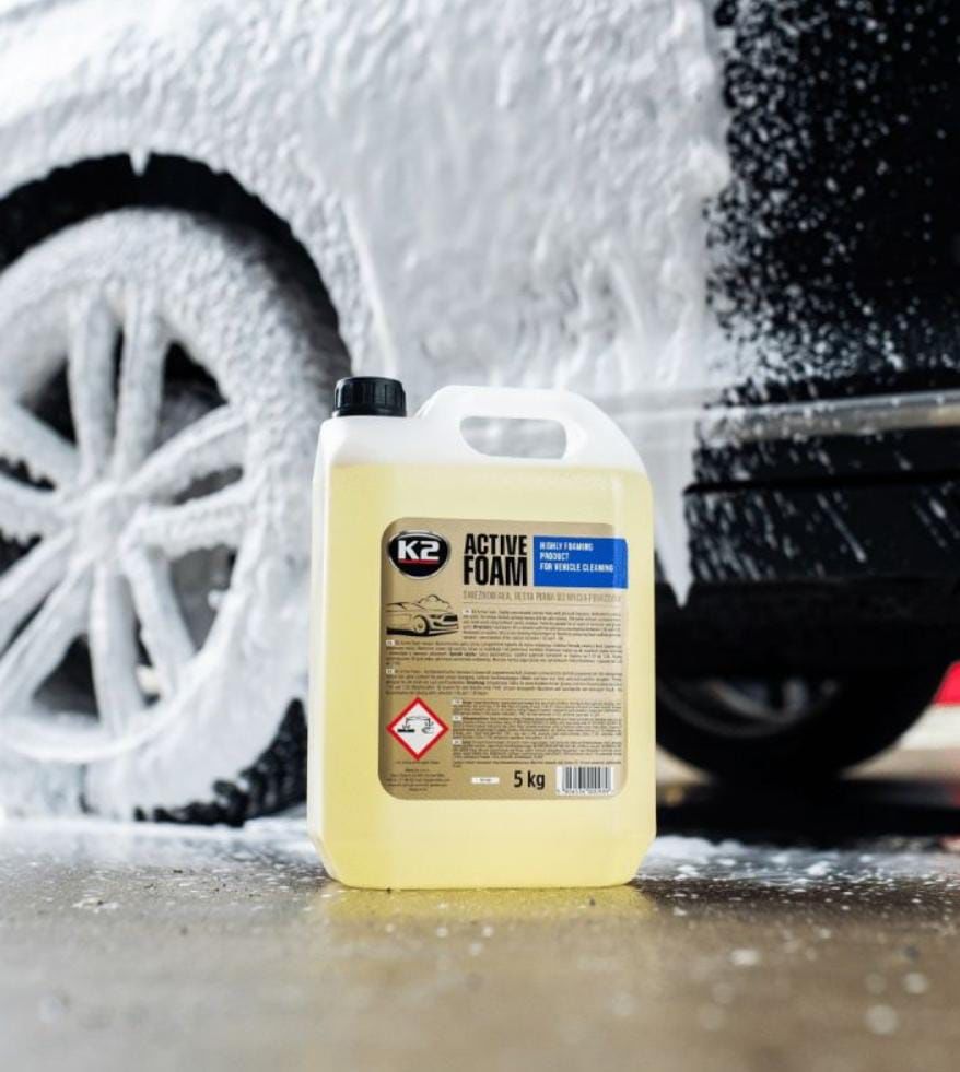 K2 Active Foam 5L aktif bileşenli alkali ön yıkama köpüğü