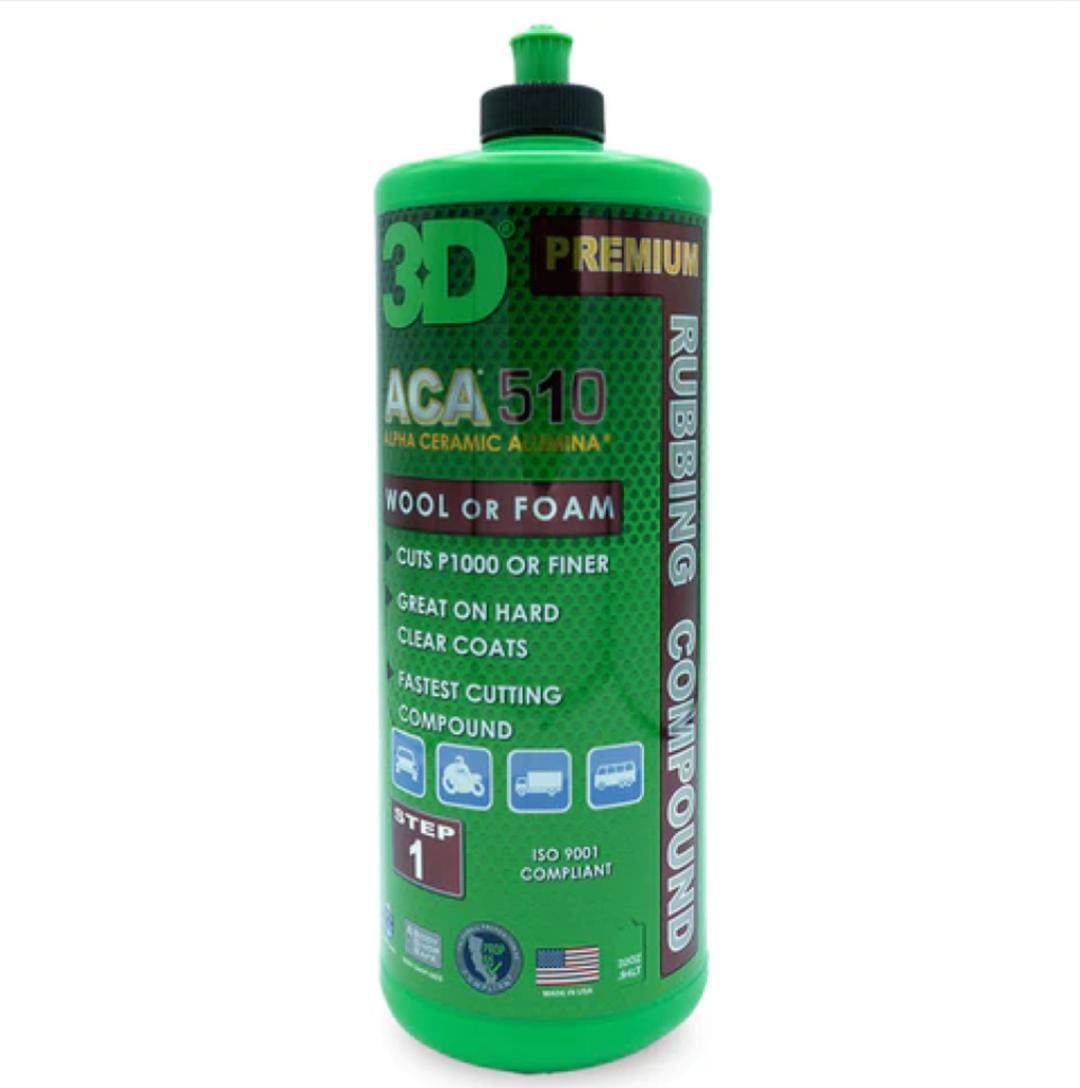 3D ACA 510 Premium Rubbing Compaund Agrasif Kalın Pasta 1lt