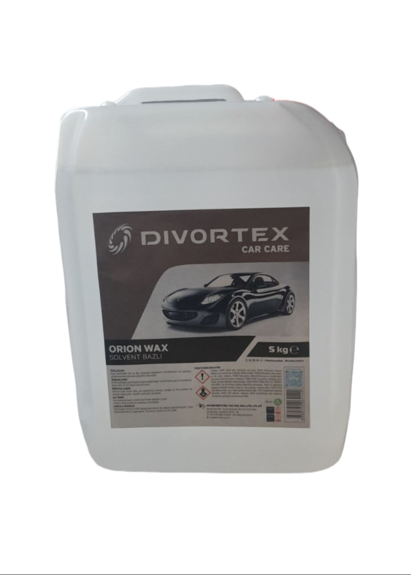 DİVORTEX ORİON WAX SOLVENT BAZLI KATRAN ÇÖZÜÇÜ 5 KG