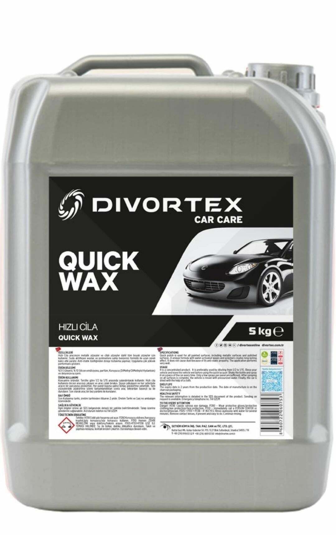 DIVORTEX QUICK WAX - HIZLI CILA 5 KG